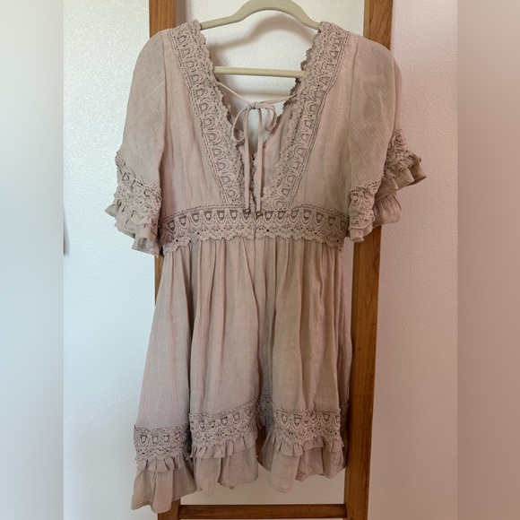 This Time Around Lace Detail Mini Dress, Small - Picture 3 of 9